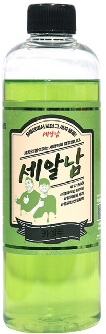 세알남 중성 버킷 세차 카샴푸, 500ml, 1개