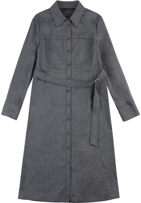 COMPAGNA 女款 FW 附腰帶襯衫式連身裙 CADW0-WOP110