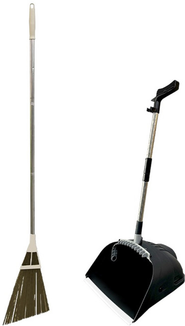 플라넥스 경량비 + 하마 쓰레받기 세트, 브라운(경량비), 블랙(하마쓰레받기), 1세트