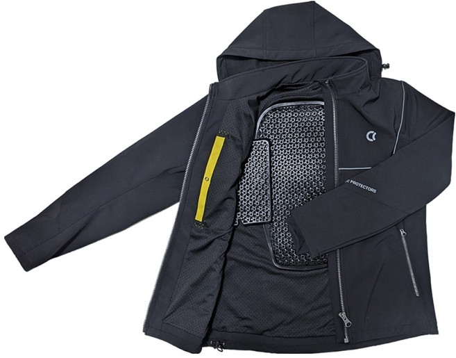 씨씨프로텍터 오토바이 보온 자켓 3028, 블랙