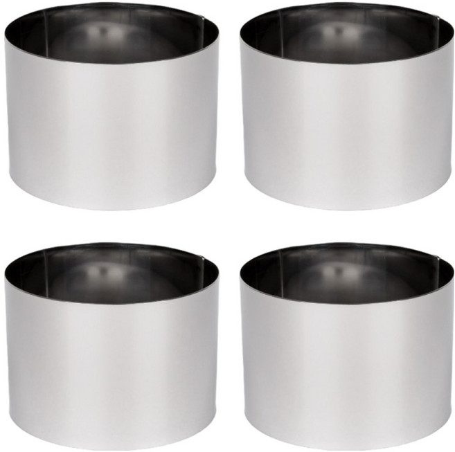 셰프부스터 높은 소형 무스링 4p 세트, 1세트