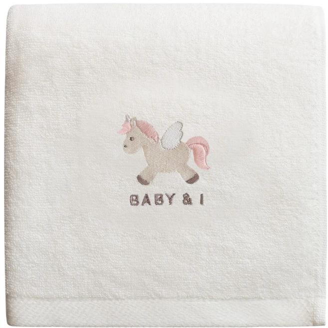베이비앤아이 유아용 밤부 목욕타올, 유니콘, 1개 - 쿠팡