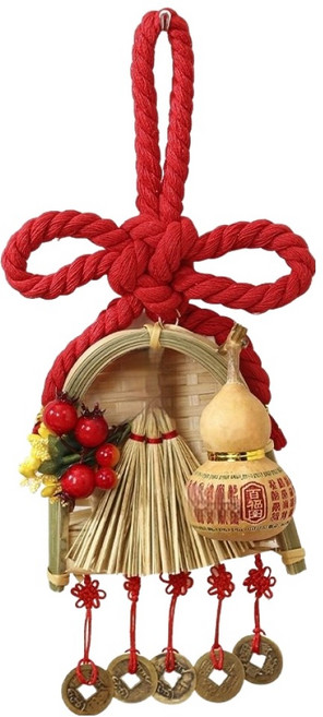 리즌박스 금전운 현관 문종 풍경 운수대통, 행운 레드