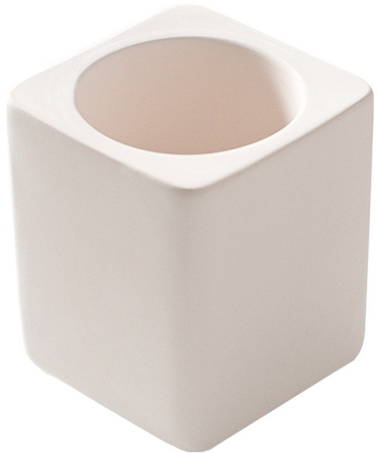 hillo 이지 빠른 흡수 규조토 사각 칫솔꽂이, 화이트