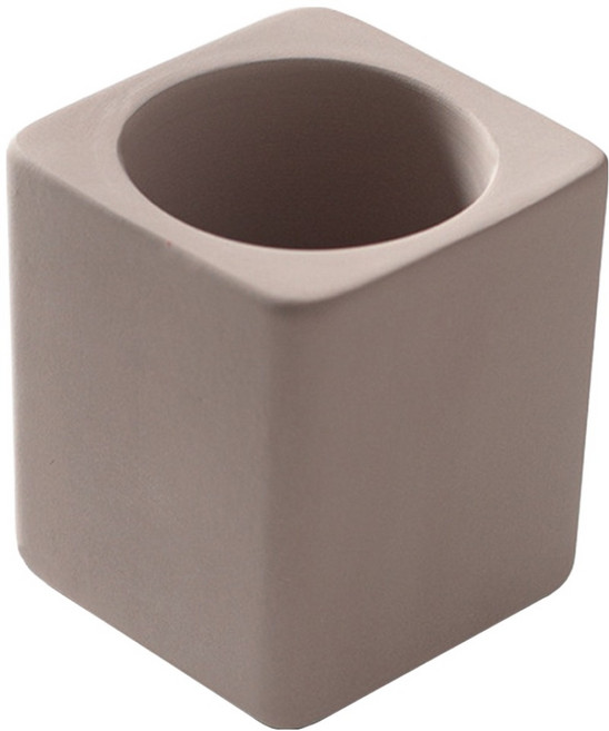 hillo 이지 빠른 흡수 규조토 사각 칫솔꽂이, 브라운