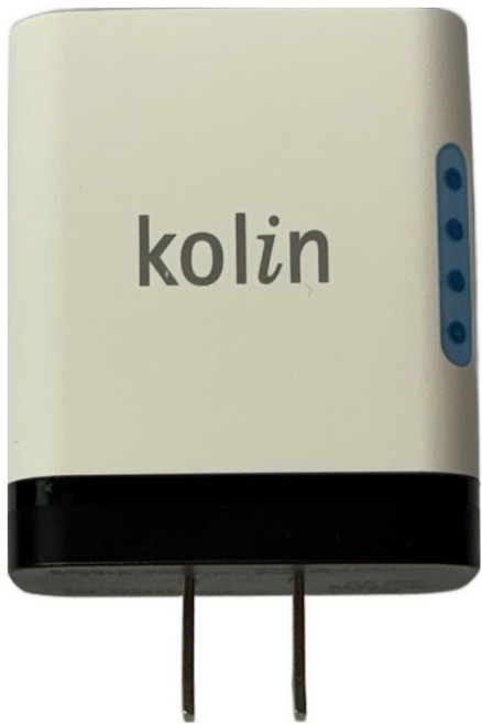 Kolin 歌林 3PD+2USB充電器 KEX-DLAU60, 1個, 白色