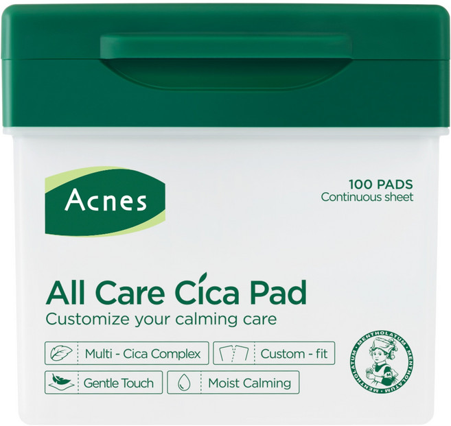 아크네스 올케어 시카 패드 240ml, 100매입, 1개