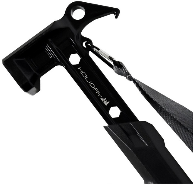 홀리데이코리아 캠핑 올인원 파운딩 해머, 블랙, 1개