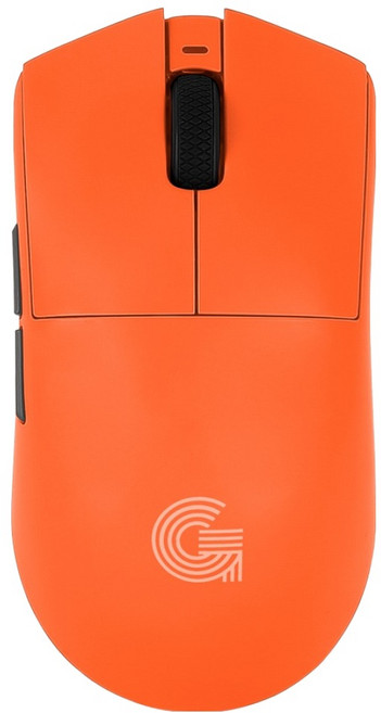 지클릭커 슈퍼히어로 르캄프 라이트 초경량 매크로 블루투스 게이밍 무선 마우스, OP99, 오렌지아미