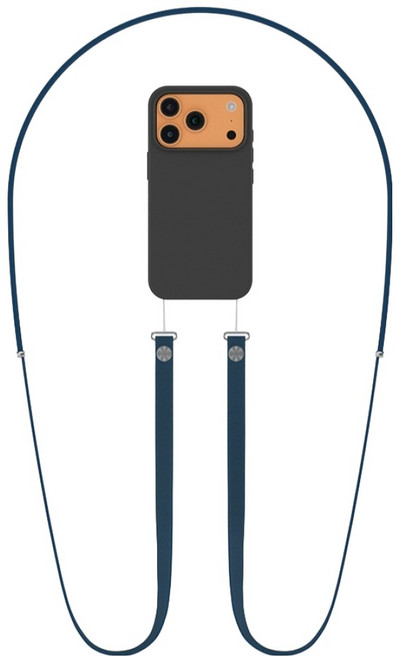 요이치 크로스바디 공용 스트랩, 블루, 1개