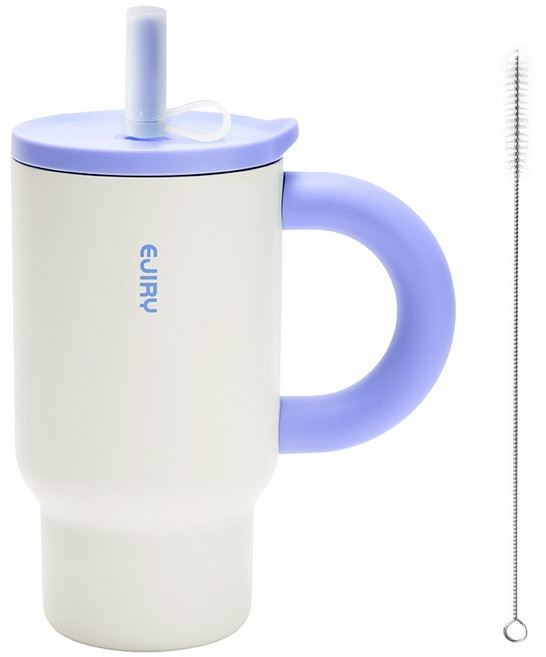 에지리 무아 스테인리스 텀블러, 아이보리, 1개, 770ml