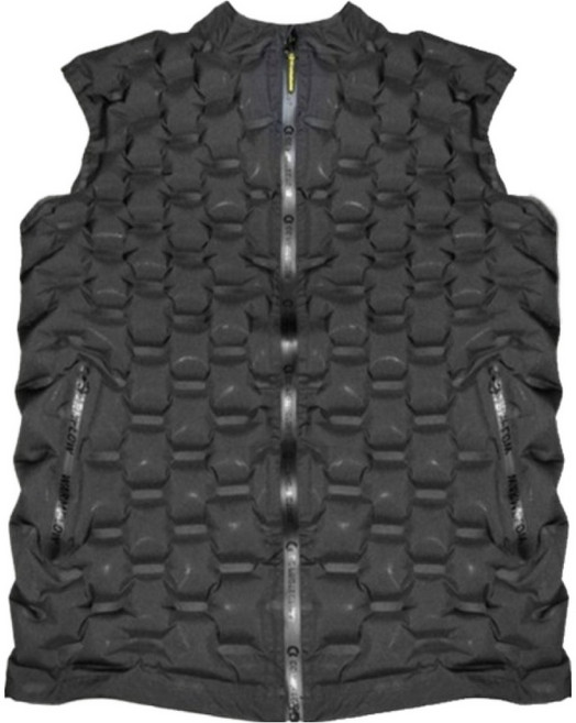 씨씨프로텍터 동네형 오토바이 겨울 프리미엄 라이딩 에어 베스트 3020, 블랙