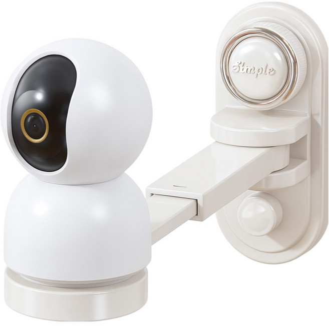 리빙포켓 다용도 홈캠 거치대 화이트, 1개, kts0565