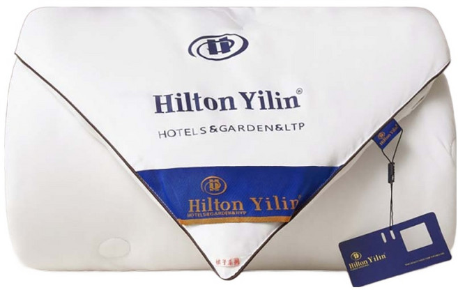 Hilton 希爾頓 五星級酒店款鵝绒被 暖被 厚被 冬被 羽毛被 單人尺寸 1500g, 白色