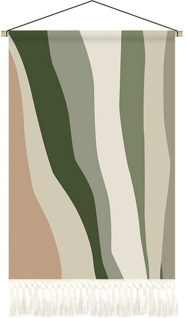 Soulrich 高品質亞麻木質掛軸海報, 21