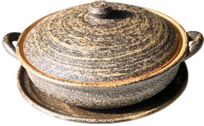 佐和陶瓷 黑樺耐熱5號鍋 日本製, 18cm, 1個
