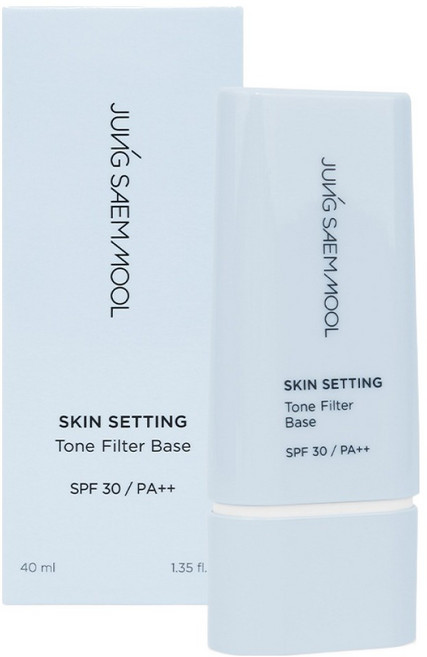 JUNG SAEM MOOL 鄭瑄茉 肌膚定妝濾鏡感妝底 40ml, 單一顏色, 1個