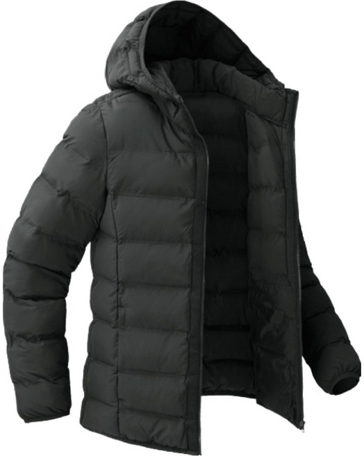 엠엔씨 남녀공용 PD010 심리스 후드 경량 패딩 MDPD155WS