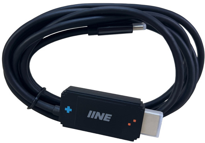 IINE 良值 Switch1&2共用4k經典款視頻轉換線, 1個, 黑色, L1217