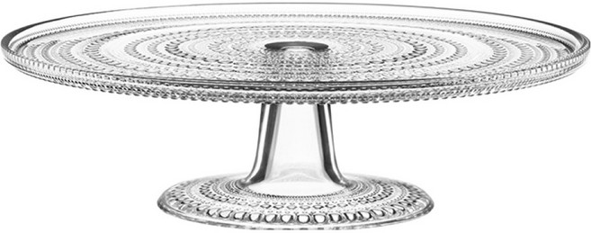 IITTALA Kastehelmi 蛋糕架 31.5cm, 透明, 1個