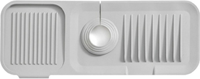 리빙공감 논슬립 끼우는 세면대 매트 그레이, 1개