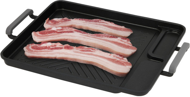 해피콜 인덕션 엑스 그릴 IH 사각 구이판, 1개, 33cm