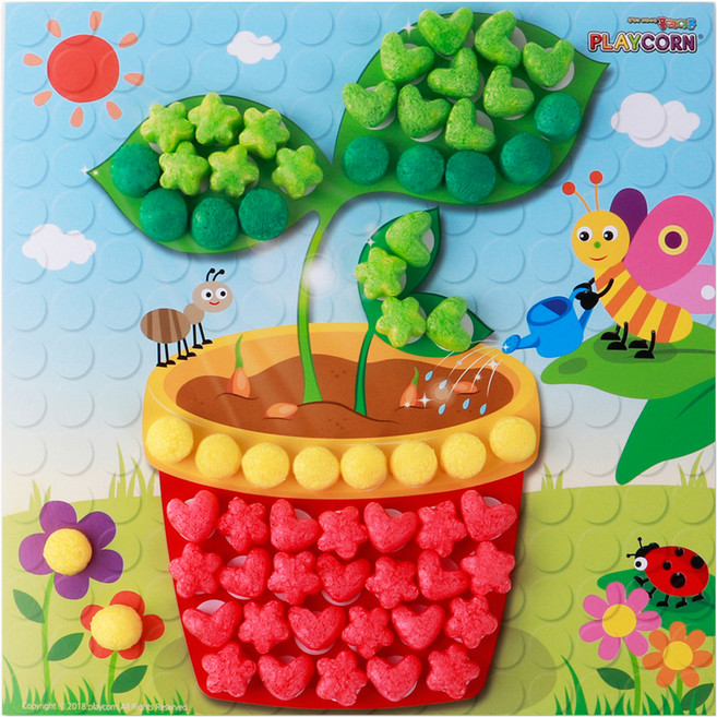 PLAYCORN 拼貼畫製作 4人份, 新芽, 1套