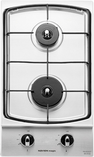 나비엔매직 빌트인 가스레인지 2구 방문설치, LNG, GRB-1102ND