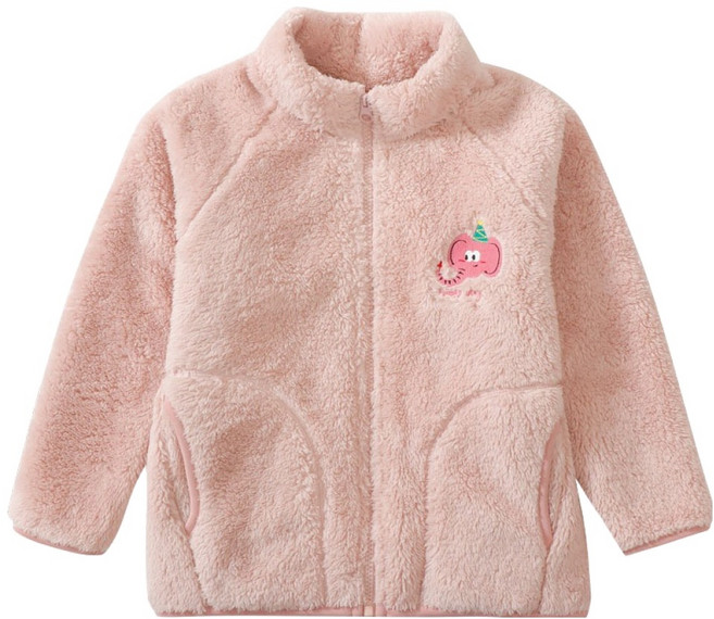 스타빈 아동용 동물자수 플리스 집업점퍼