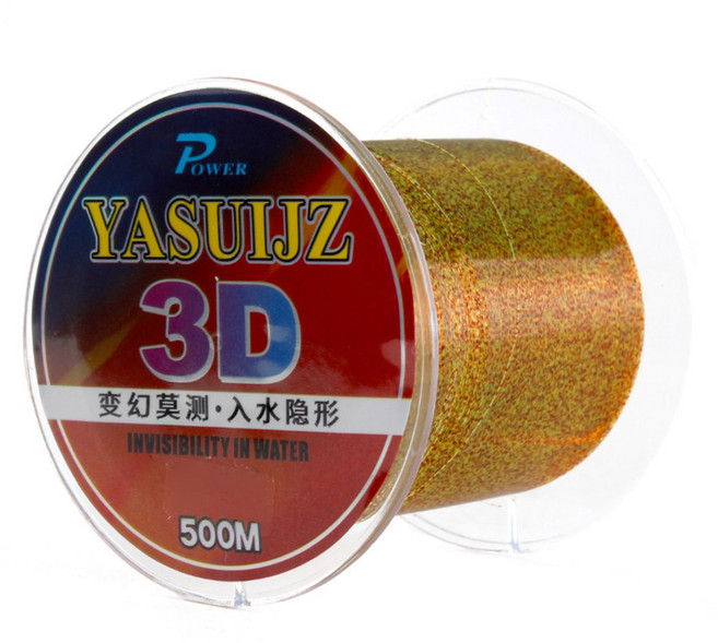 999피싱 3D 위장변색 세미플로팅 원줄 바다 민물 루어줄 500m, 1개, 랜덤발송