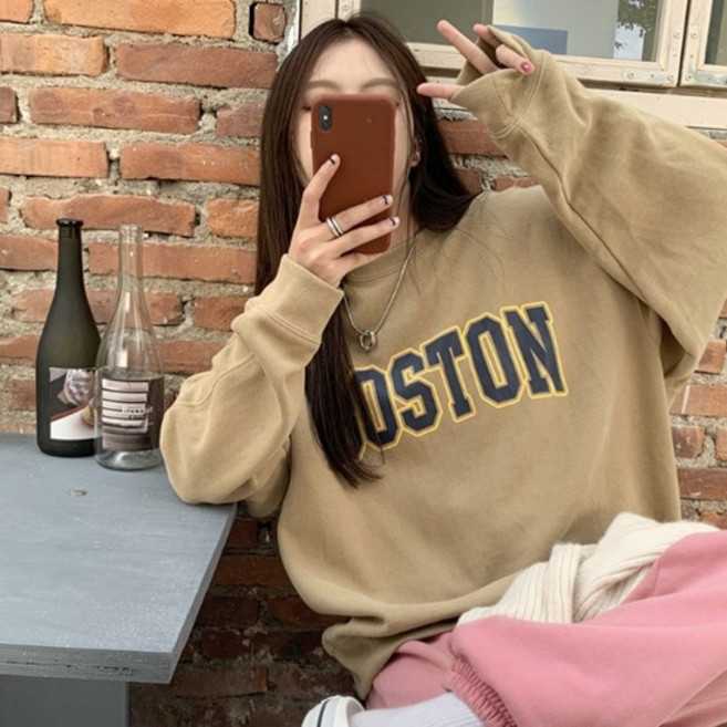 SONIO 女款 Boston 柔軟大學T