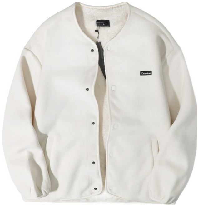 엠엔씨 남녀공용 포근한 털후리스 자켓 MDJK123WS