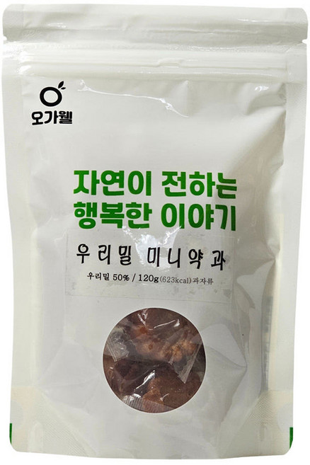 우리밀 미니약과, 1개, 120g