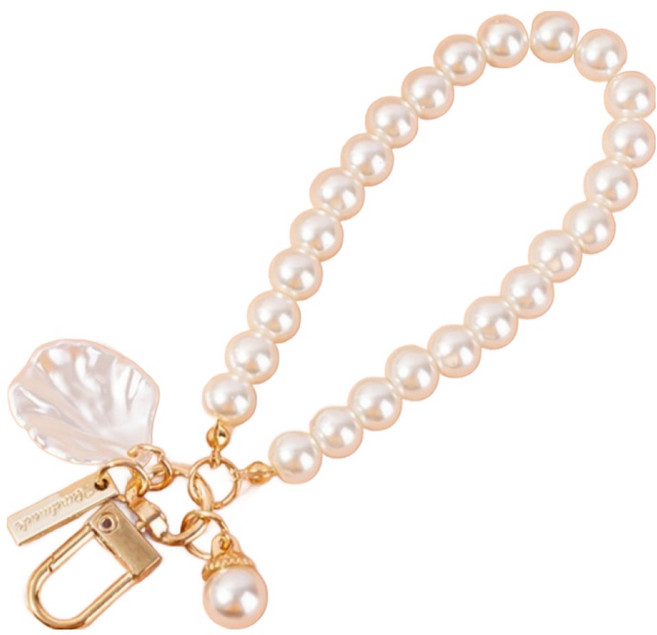 다온셀렉트 진주 휴대폰 키링 스트랩, a타입, 1개