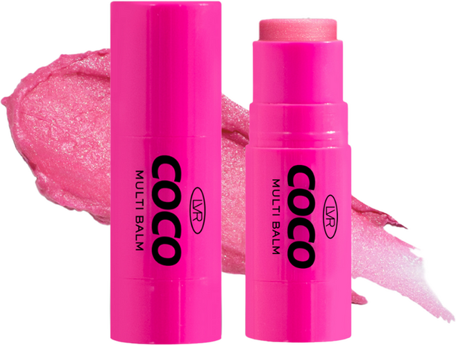 르브레 코코 어린이 멀티밤 로즈 7.4g, 핑크 펄, 1개