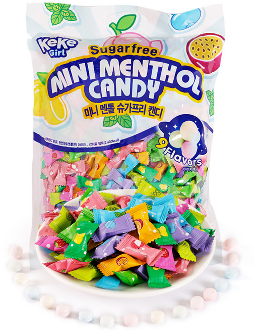 미니 멘톨 슈가프리 캔디, 1kg, 1개