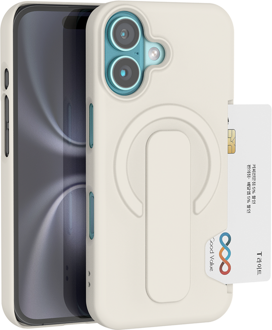 굿밸류 맥세이프 그립 매트 PC 카드 휴대폰 케이스