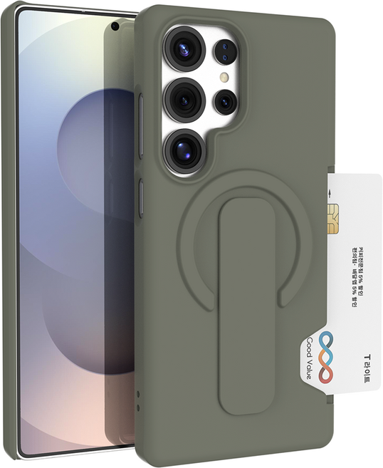 굿밸류 맥세이프 그립 매트 PC 카드 휴대폰 케이스