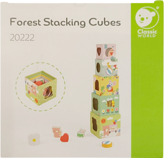 Classic WORLD 客來喜 森林動物疊疊樂 20222, 多色, 1個
