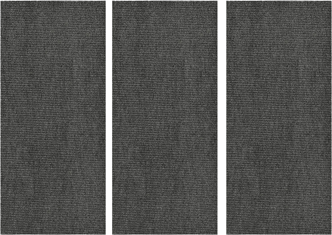 咕沛日常 可黏牆不掉屑貓抓地毯/貓抓板, 深灰色, 3個