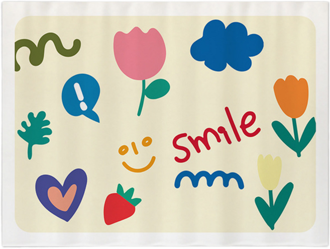 델리리움 인테리어 벨크로 배전함 가리개