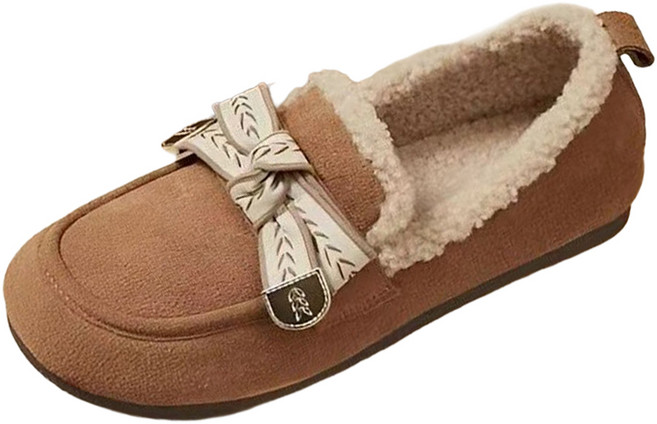 시크힐즈 여성용 엘렌나 어그로퍼 털 리본 슬립온 10338