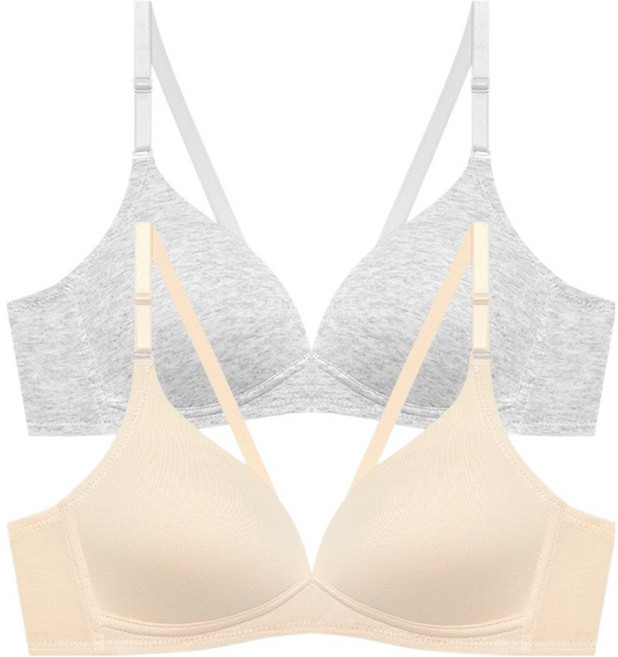 수아팜 주니어용 3단계 면에어로쿨 브라 2p