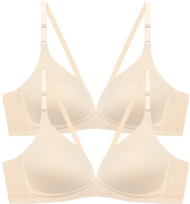 수아팜 주니어용 3단계 면에어로쿨 브라 2p