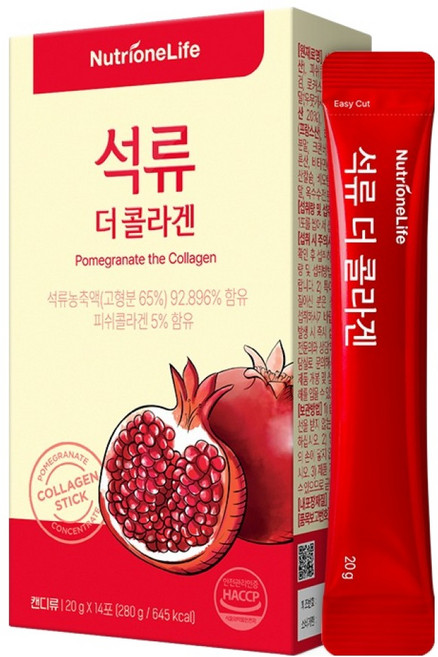 뉴트리원 석류 더 콜라겐 14p, 280g, 1개
