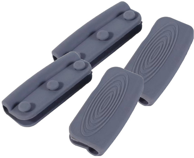 이지딜 실리콘 냄비손잡이 내열 냄비잡이, 그레이, 4개