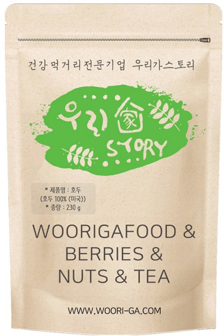 우리가스토리 호두, 230g, 1개