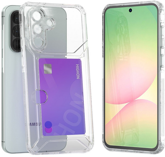 하이온 글로우커버 카드수납 젤리 휴대폰 케이스