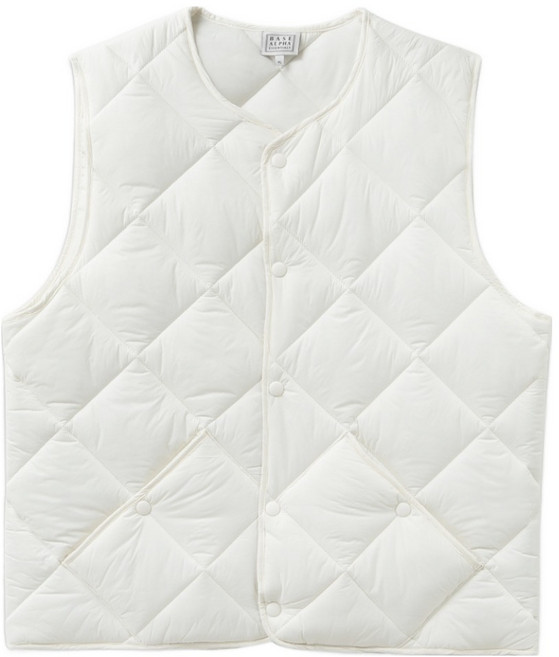 BASE ALPHA ESSENTIALS 鑽石菱格絎縫背心