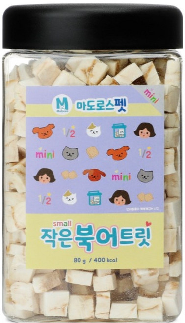 마도로스펫 반려동물 동결건조 트릿, 북어, 80g, 1개